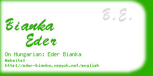 bianka eder business card